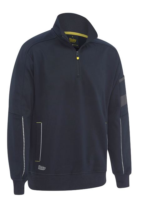 BISLEY BK6924 1/4 ZIP FLEECE PULLOVER