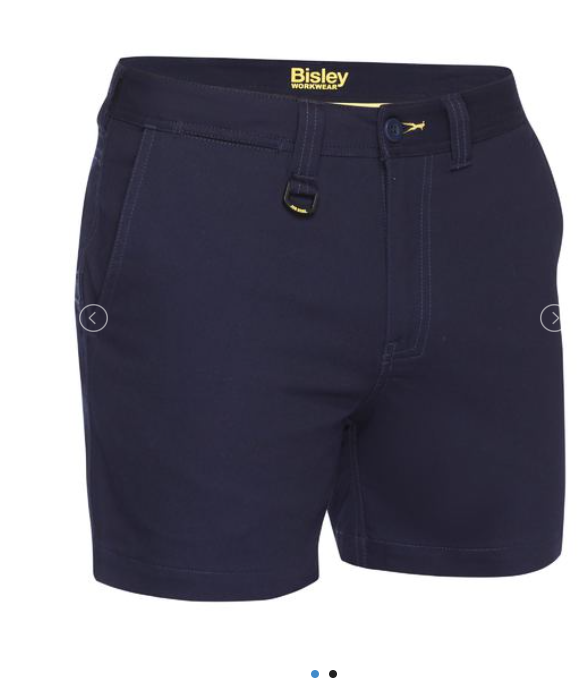 BISLEY BSH1008 MENS STRETCH COTTON SHORT SHORTS