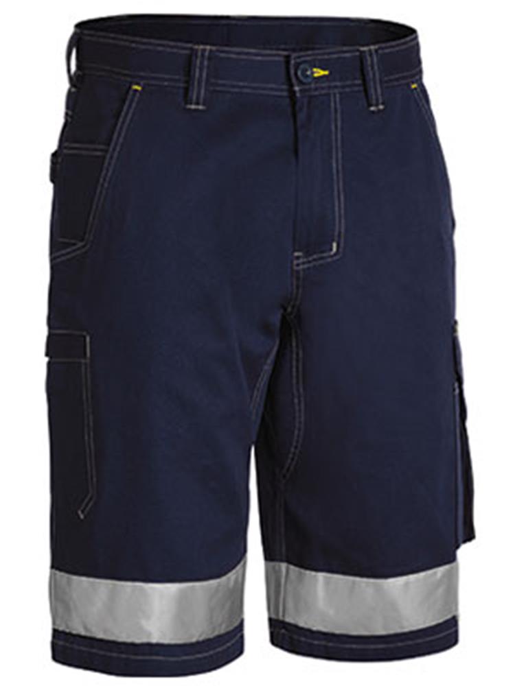 BISLEY BSHC1432T REFLECTIVE COOL VENTED LIGHTWEIGHT CARGO SHORT