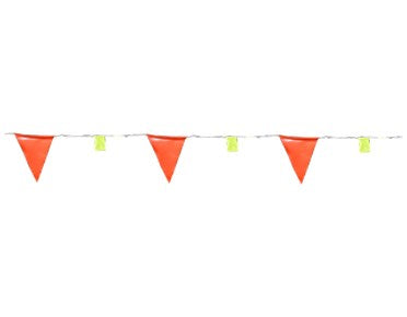 DAY AND NIGHT REFLECTIVE BUNTING FLAGS - 30MTR