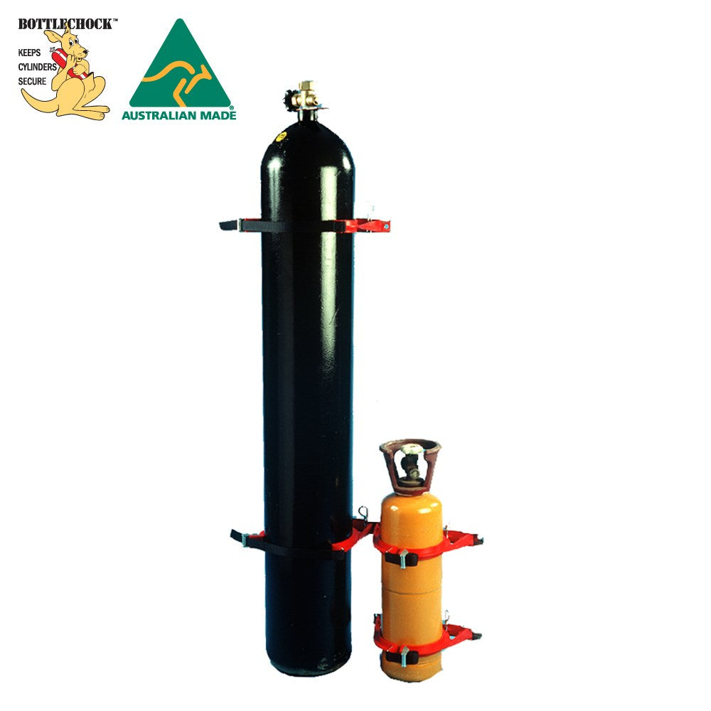 BOTTLECHOCK OXYGEN/ACETYLENE CYLINDER RESTRAINT KIT BGOXYACET