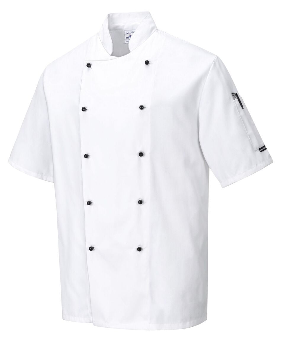 PORTWEST C734 KENT S/SL CHEFS JACKET