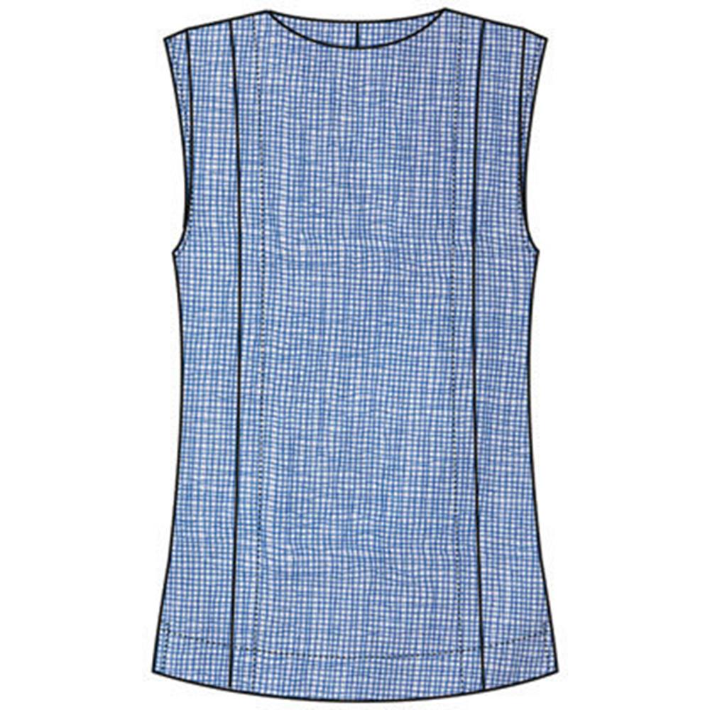 NNT CAT9XF LADIES HAND DRAWN PRINT S/S PEPLUM TOP
