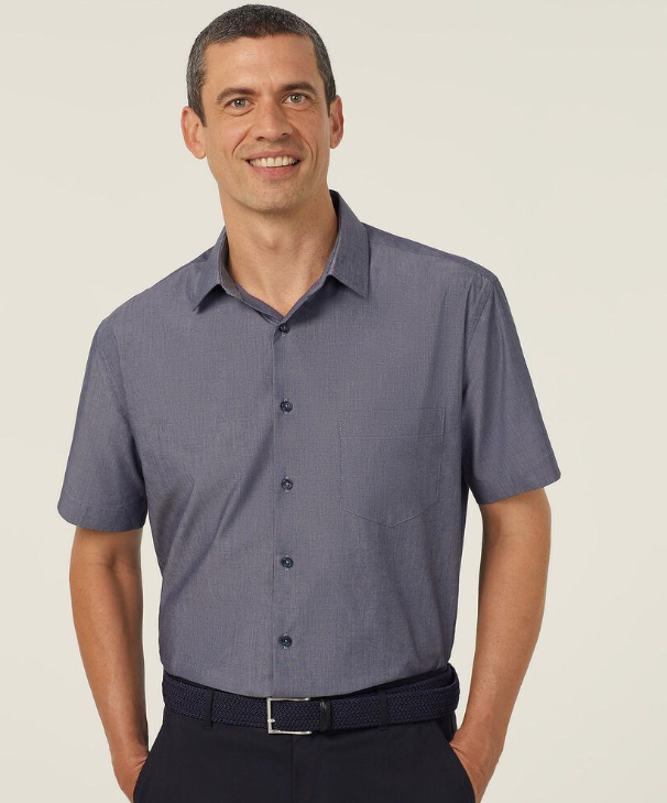 NNT CATJB7 TEXTURED MENS SHORT SLEEVE SHIRT
