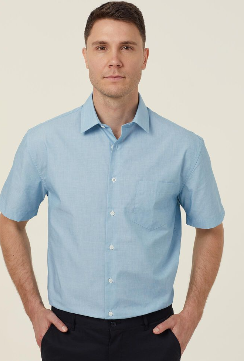 NNT CATJB7 TEXTURED MENS SHORT SLEEVE SHIRT