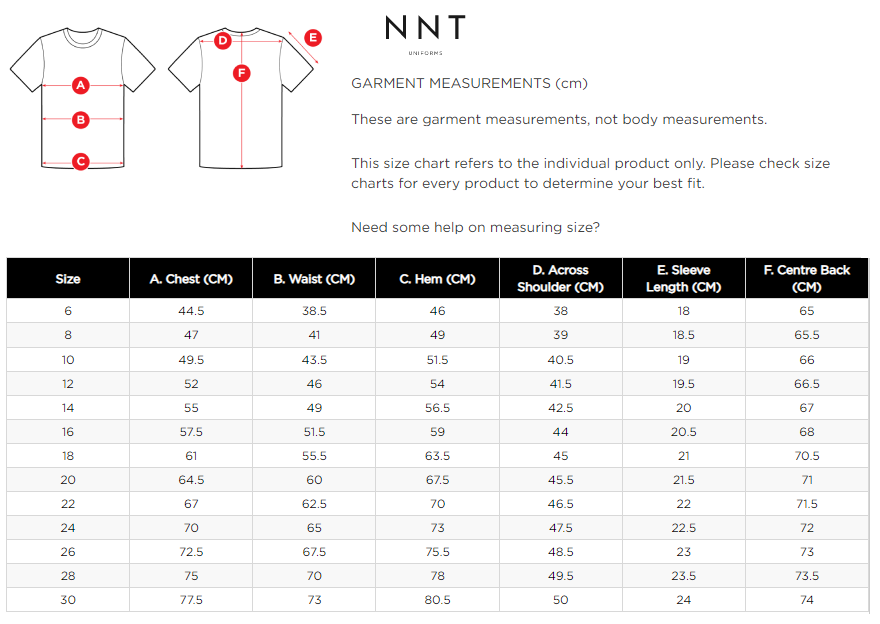 TAFE NSW BEAUTY THERAPY STUDENTS TUNIC