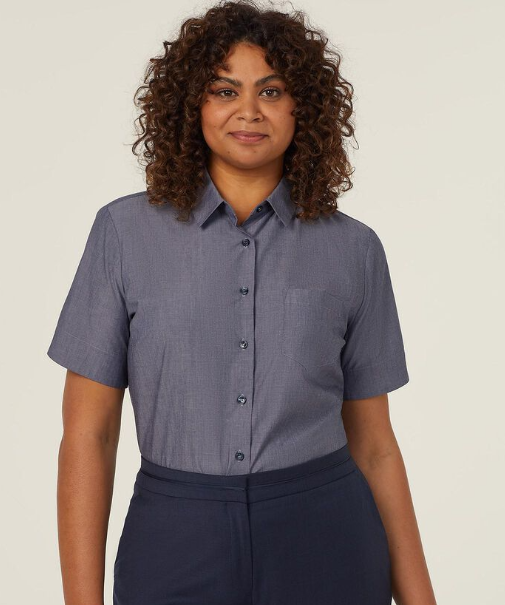 NNT CATUDJ TEXTURED LADIES S/S SHIRT