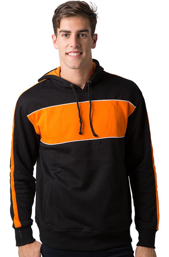 BE SEEN BSHD11 FLEECY CONTRAST HOODIE