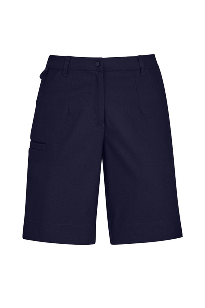 BIZ CARE CL957LS WOMENS COMFORT WAIST CARGO SHORT