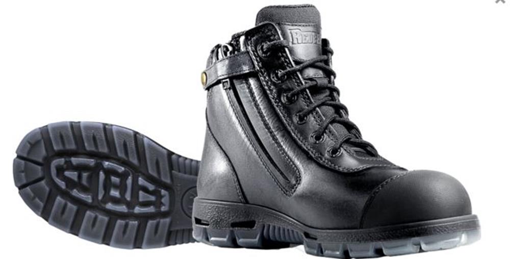 REDBACK FUSCBZS COBAR SAFETY BOOTS - ZIP SIDED