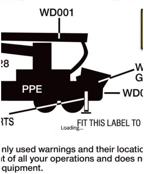 CONCRETE PUMP SAFETY STICKER KIT CPSS