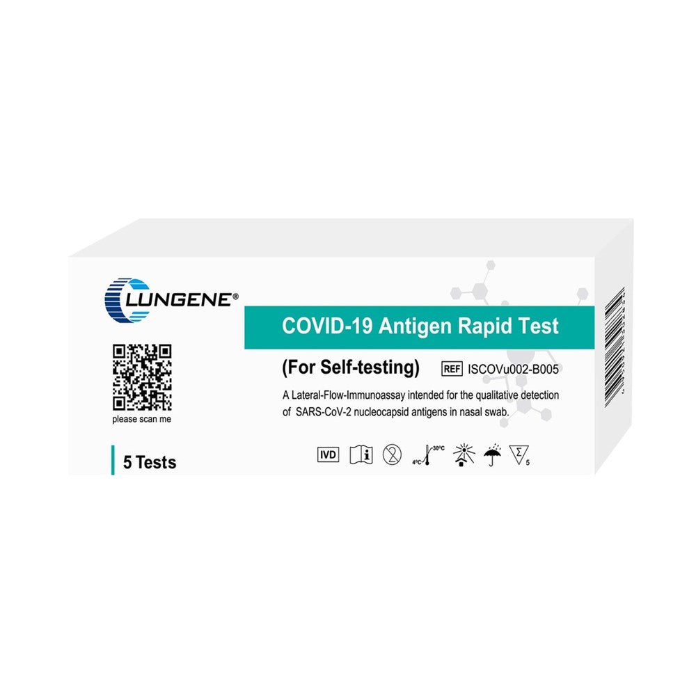 CLUNGENE RAPID ANTIGEN NASAL SWAB COVID-19 SELF TEST