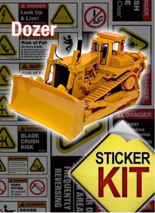 DOZER DOZSS SAFETY STICKER KIT DOZSS