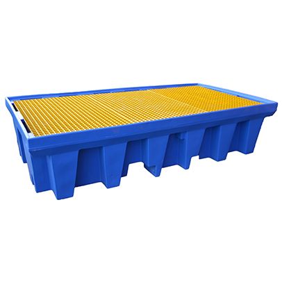MAXBUND MXP6002 DOUBLE IBC BUNDED PALLET WITH GRATE