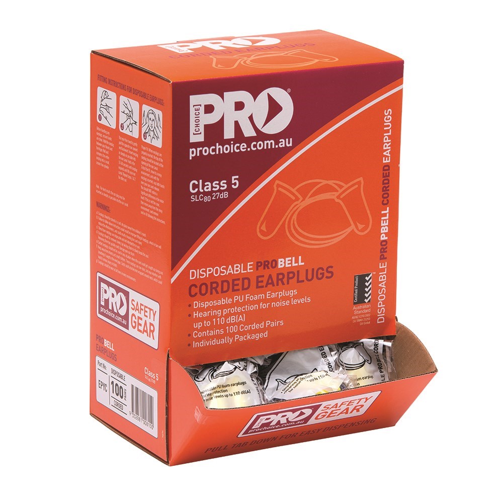 PROBELL EPYC DISPOSABLE CORDED EARPLUGS