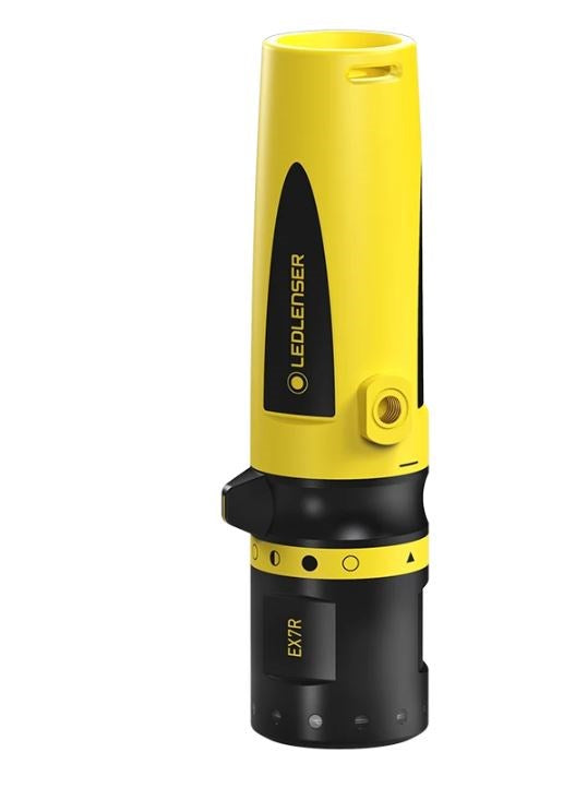 LED LENSER EX7R FLASHLIGHT ZONE 1/21 INTRINSICALLY SAFE - RECHARGEABLE