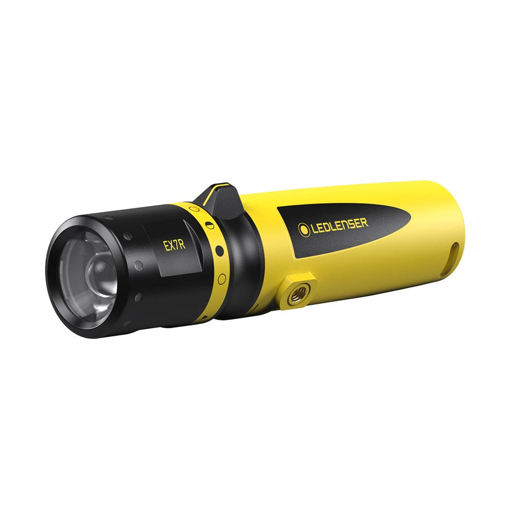 LED LENSER EX7R FLASHLIGHT ZONE 1/21 INTRINSICALLY SAFE - RECHARGEABLE