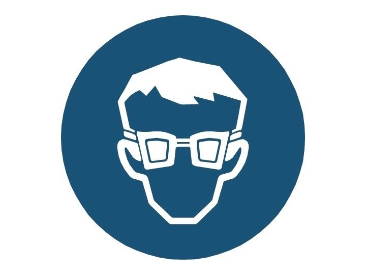 MANDATORY EYE PROTECTION DECAL