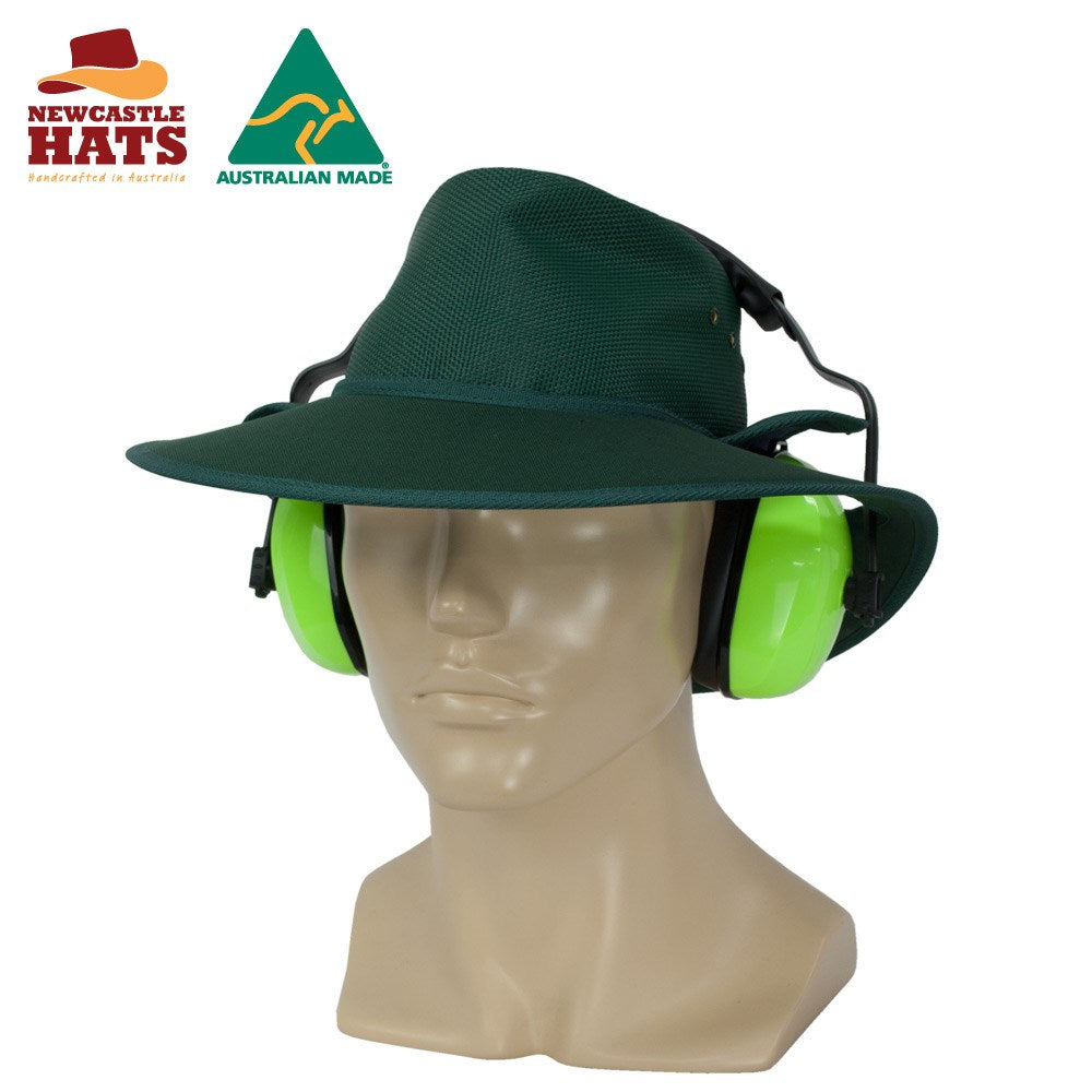 NEWCASTLE HATS BREEZE EARMUFF HAT WITH CHIN STRAP