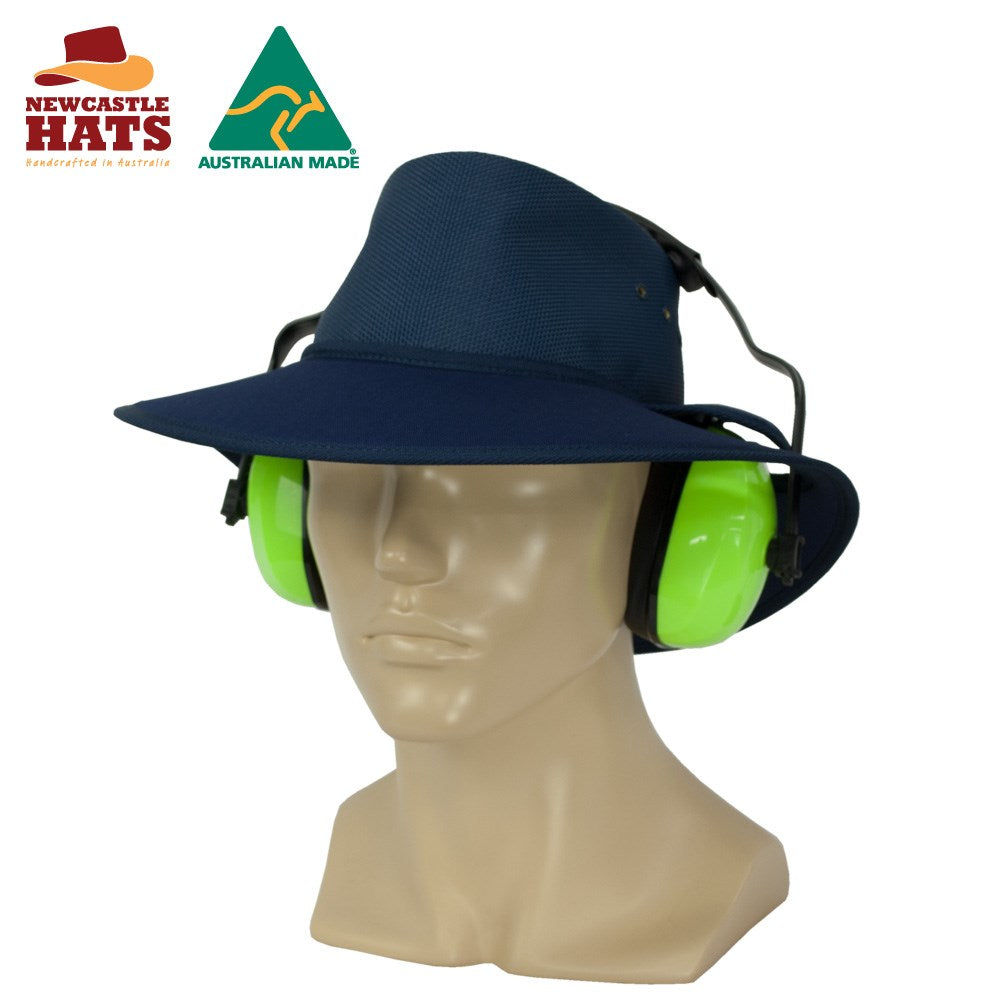 NEWCASTLE HATS BREEZE EARMUFF HAT WITH CHIN STRAP