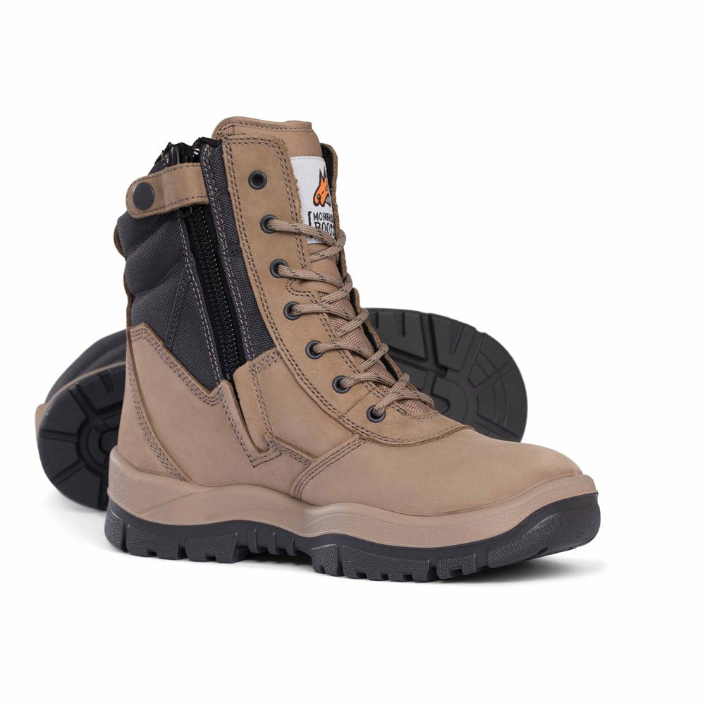 MONGREL 251060 SAFETY BOOTS - HIGH LEG ZIPSIDER