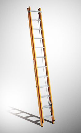 GORILLA ELP12/21-I FIBREGLASS EXTENSION LADDER 3.7-6.5m WITH POLE MOUNT BRACKET