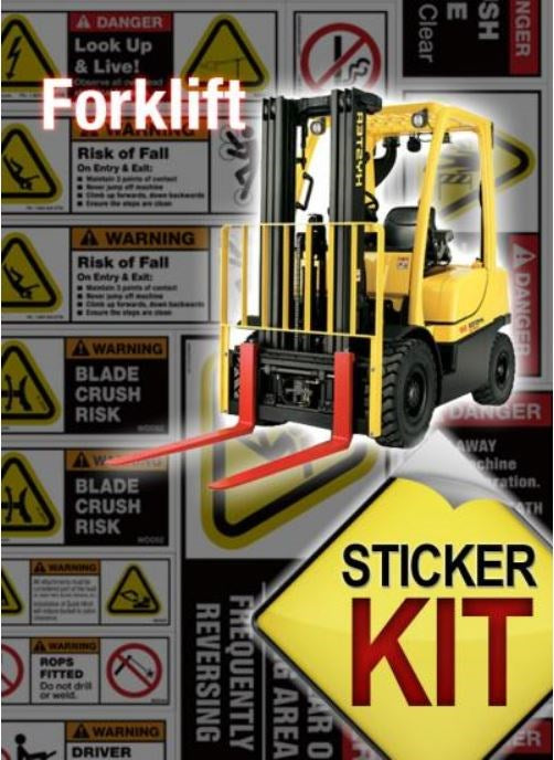 FORKLIFT SAFETY STICKER KIT FLSS