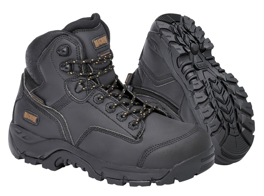 MAGNUM MPN100 PRECISION MAX SAFETY BOOTS-COMPOSITE TOE, SIDE ZIP, WATERPROOF