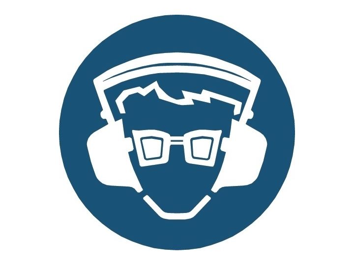 MANDATORY M005 HEARING & EYE PROTECTION DECAL