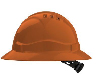 PROCHOICE HHV6FB V6 VENTED FULL BRIM HARD HAT - RATCHET
