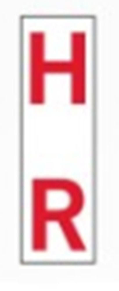 VERTICAL POLE UTILITY INDICATOR MARKER PLATE - PK 5