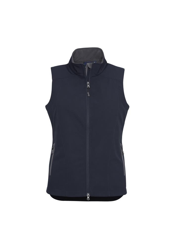 BIZ COLLECTION J404L LADIES GENEVA SOFTSHELL VEST
