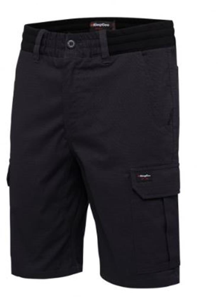KING GEE K17007 TRADIES RIB COMFORT WAIST SHORT