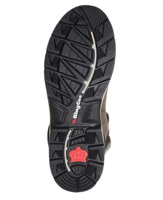 KING GEE K27120 QUANTUM SAFETY BOOTS - ZIP SIDE