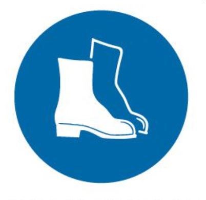 MANDATORY M008 SAFETY FOOTWEAR DECAL