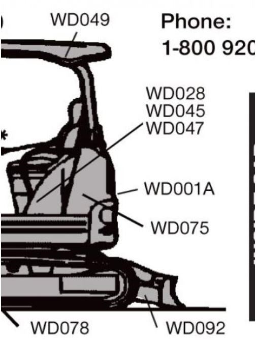 MINI EXCAVATOR SAFETY STICKER KIT MEXSS