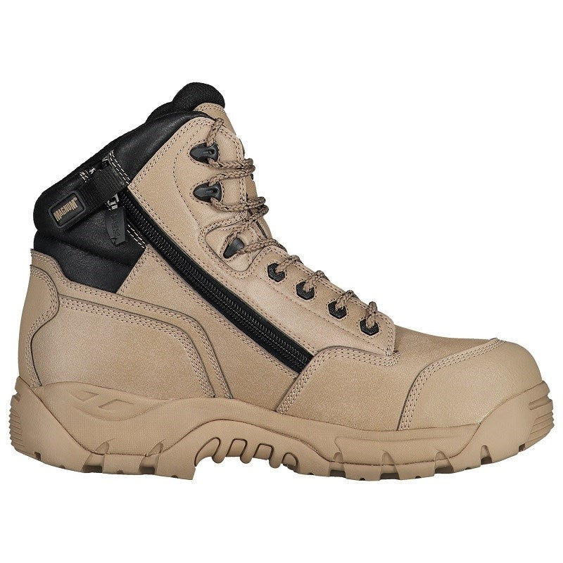 MAGNUM MPN150 PRECISION MAX SAFETY BOOTS-COMPOSITE TOE, SIDE ZIP, WATERPROOF