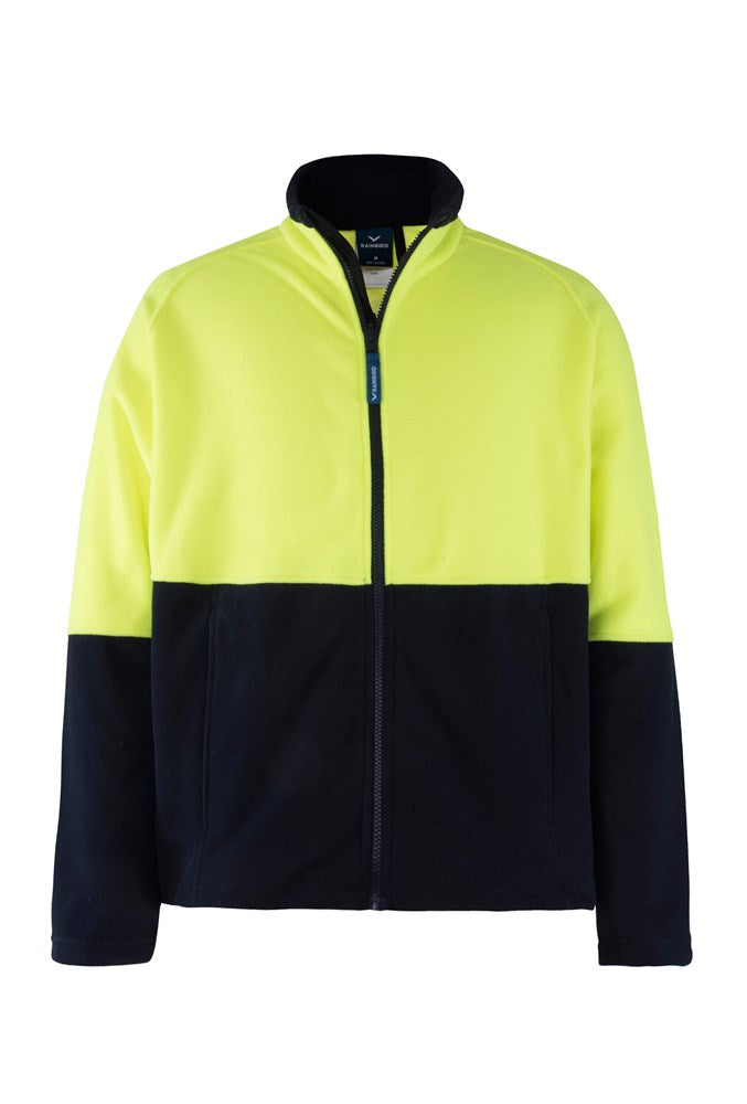 RAINBIRD 8726 NANGU HI VIS POLAR FLEECE FULL ZIP JACKET