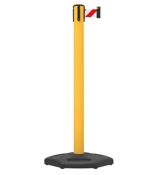 BARRIER HIGHLINE UPVC BELT POST-3MTR RETRACTABLE-PORTABLE