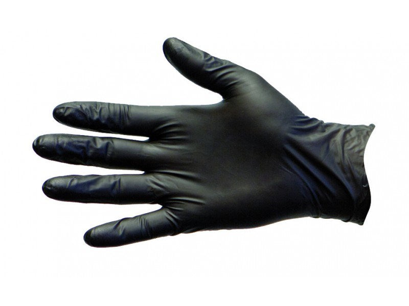 PRO-VAL 4115 BLACK DUO PF VINYL/NITRILE DISPOSABLE GLOVES - 100/BOX