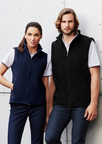 BIZ COLLECTION PF905 LADIES PLAIN MICRO FLEECE VEST