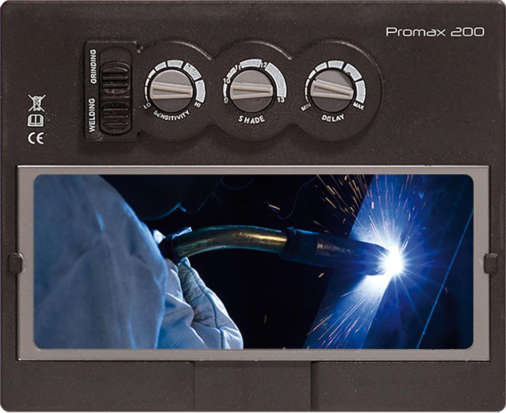 WELDCLASS PROMAX 200 WC-05311 WELDING HELMET - AUTO DARKENING