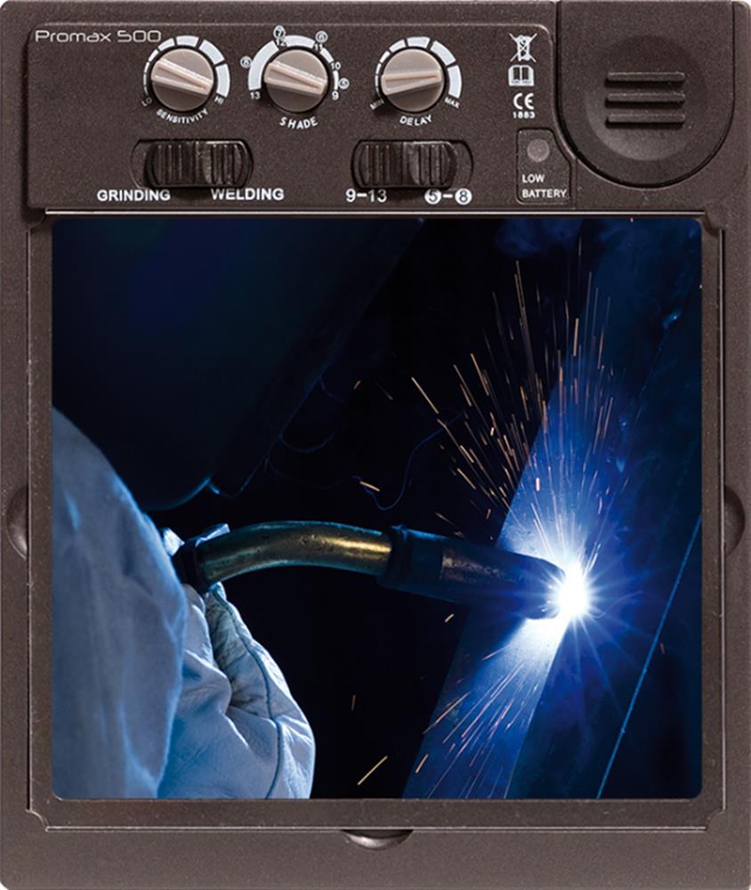 WELDCLASS PROMAX 500 WC-05317 WELDING HELMET - AUTO DARKENING