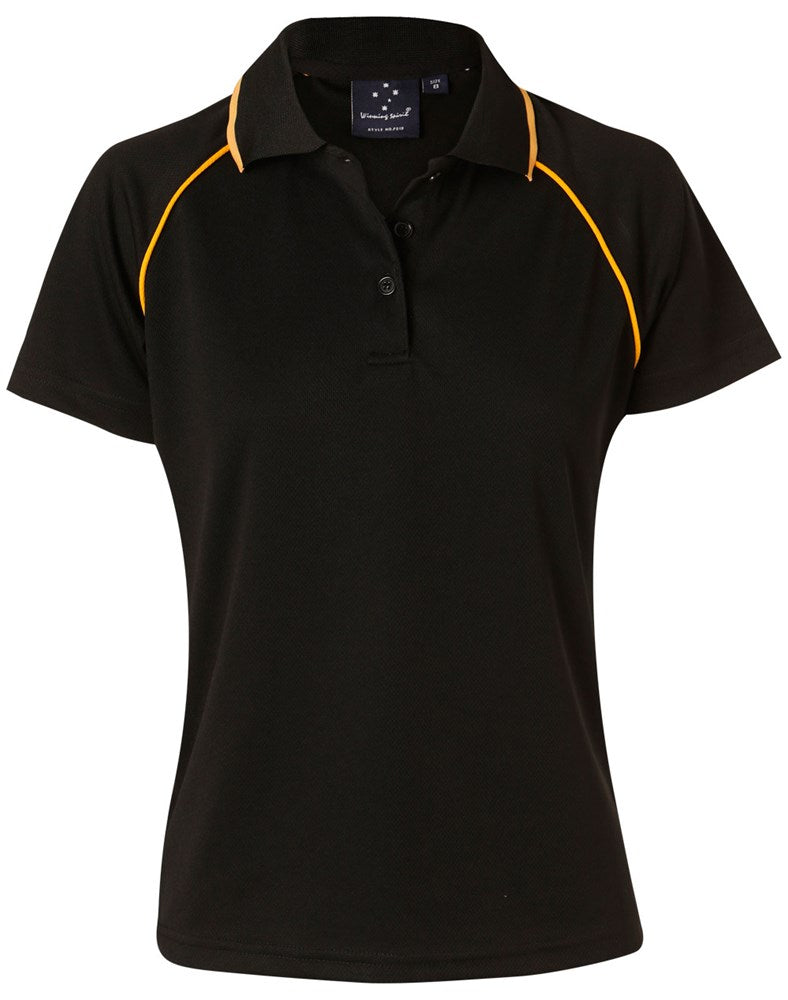 WINNING SPIRIT PS19 LADIES CHAMPION COOLDRY RAGLAN S/SL CONTRAST POLO