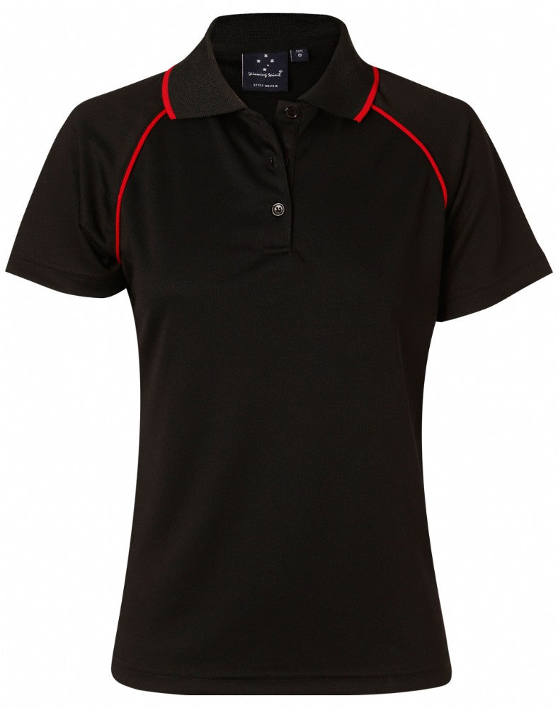 WINNING SPIRIT PS19 LADIES CHAMPION COOLDRY RAGLAN S/SL CONTRAST POLO