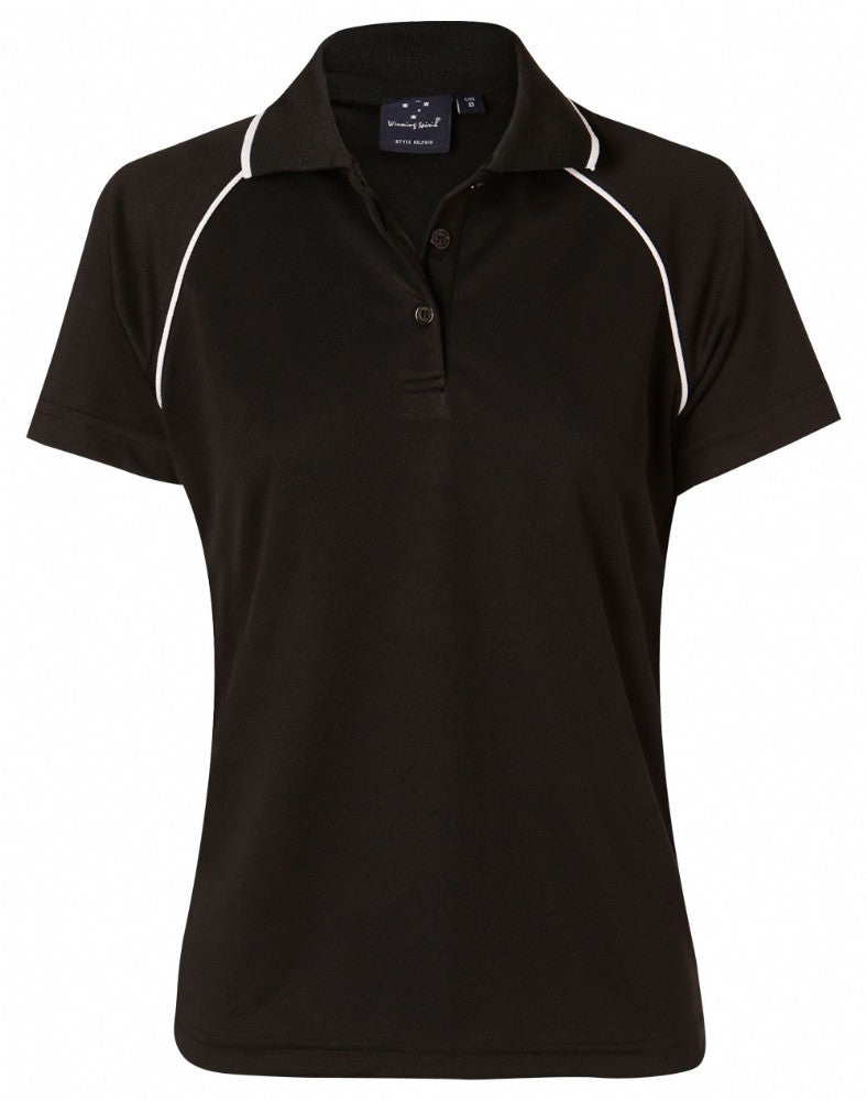 WINNING SPIRIT PS19 LADIES CHAMPION COOLDRY RAGLAN S/SL CONTRAST POLO