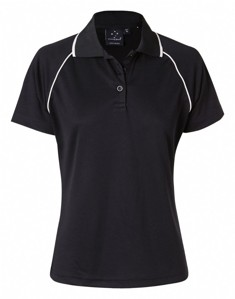 WINNING SPIRIT PS19 LADIES CHAMPION COOLDRY RAGLAN S/SL CONTRAST POLO