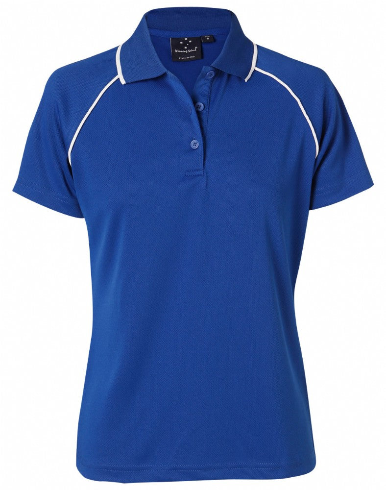 WINNING SPIRIT PS19 LADIES CHAMPION COOLDRY RAGLAN S/SL CONTRAST POLO