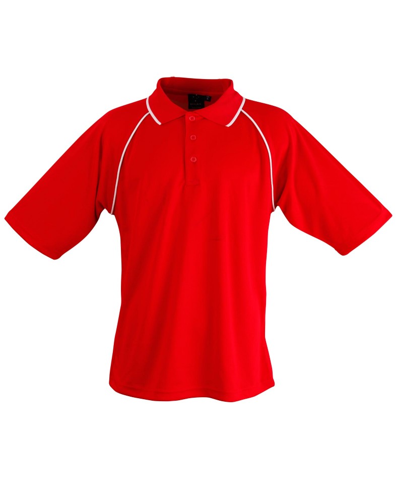 WINNING SPIRIT PS20 MENS CHAMPION COOLDRY RAGLAN S/SL CONTRAST POLO