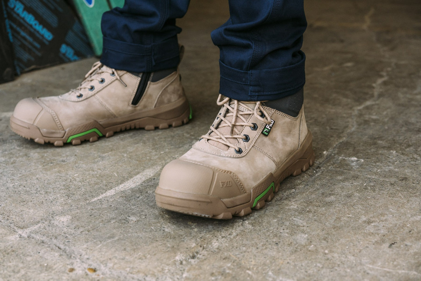 FXD WB-2 4.5" SAFETY BOOTS - ZIP SIDE
